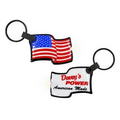 Flag Waving Color-A-Shape Keyring Light